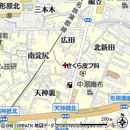 愛知県蒲郡市形原町広田31-6周辺の地図