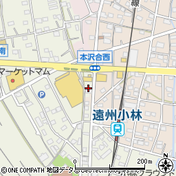 静岡県浜松市浜名区小林1465-1周辺の地図