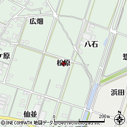愛知県西尾市吉良町富田松原周辺の地図
