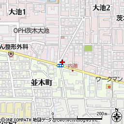 釜あげ饂飩 唐庵 茨木周辺の地図