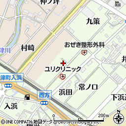 愛知県豊川市御津町西方広田40周辺の地図