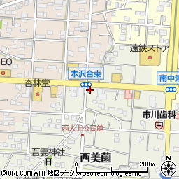 静岡県浜松市浜名区西美薗2519周辺の地図