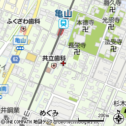 兵庫県姫路市亀山283周辺の地図
