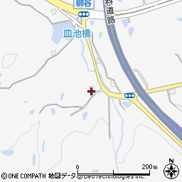 兵庫県神戸市北区八多町柳谷1260-1周辺の地図