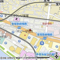 ネッツトヨタゾナ神戸宝塚店周辺の地図