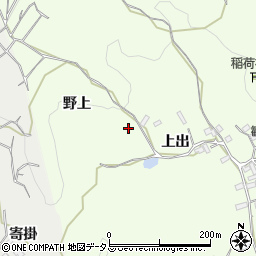 京都府相楽郡和束町園野上周辺の地図