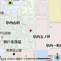 京都府京田辺市草内山科58-3周辺の地図