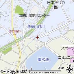 兵庫県加古川市志方町上冨木550周辺の地図