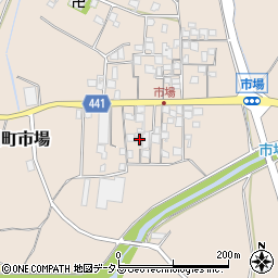 兵庫県たつの市揖保川町市場201周辺の地図