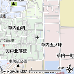 京都府京田辺市草内山科58-19周辺の地図