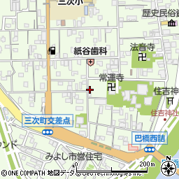 広島県三次市三次町1293周辺の地図