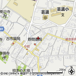 三重県津市芸濃町椋本717周辺の地図