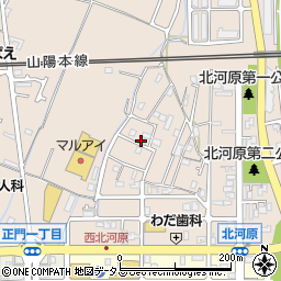 近藤お好み焼店周辺の地図
