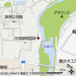 兵庫県三木市跡部20周辺の地図