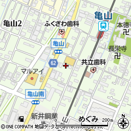 兵庫県姫路市亀山222-1周辺の地図