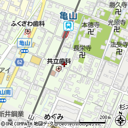 兵庫県姫路市亀山282周辺の地図