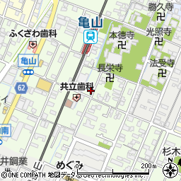 兵庫県姫路市亀山284周辺の地図