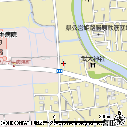 兵庫県姫路市勝原区宮田537周辺の地図