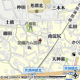 愛知県蒲郡市形原町前野7周辺の地図