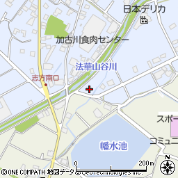 兵庫県加古川市志方町上冨木554周辺の地図