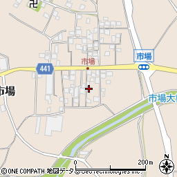 兵庫県たつの市揖保川町市場182周辺の地図