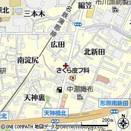 愛知県蒲郡市形原町広田35-1周辺の地図