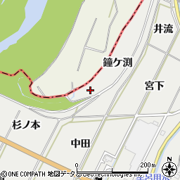 愛知県豊橋市石巻本町鐘ケ渕周辺の地図