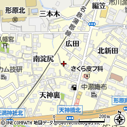 愛知県蒲郡市形原町広田30-5周辺の地図
