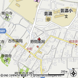 三重県津市芸濃町椋本720-4周辺の地図