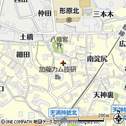 愛知県蒲郡市形原町前野36周辺の地図