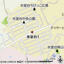 大阪府枚方市氷室台周辺の地図