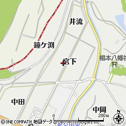 愛知県豊橋市石巻本町宮下周辺の地図