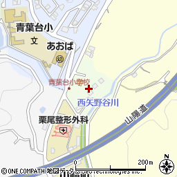 兵庫県相生市西谷町周辺の地図