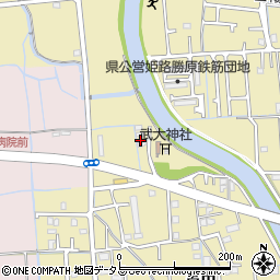 兵庫県姫路市勝原区宮田531周辺の地図