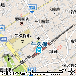 愛知県豊川市牛久保町城跡97周辺の地図