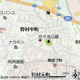 大阪府枚方市野村中町25周辺の地図
