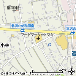 マム　浜北店周辺の地図