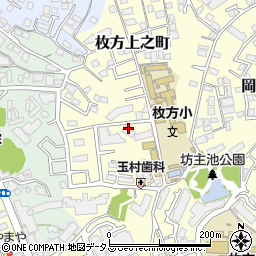 大阪府枚方市枚方上之町周辺の地図