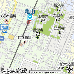 兵庫県姫路市亀山295周辺の地図