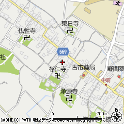 三重県津市芸濃町椋本652周辺の地図