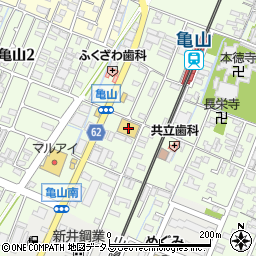 兵庫県姫路市亀山221周辺の地図