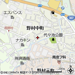 大阪府枚方市野村中町24-29周辺の地図