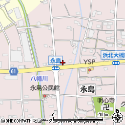 静岡県浜松市浜名区永島1246周辺の地図
