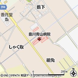 豊川青山病院（宝美会）周辺の地図