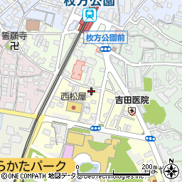 大阪府枚方市伊加賀南町2-26周辺の地図
