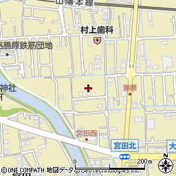 兵庫県姫路市勝原区宮田267周辺の地図