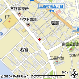 辰巳 蒲郡周辺の地図