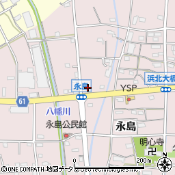 静岡県浜松市浜名区永島1249周辺の地図