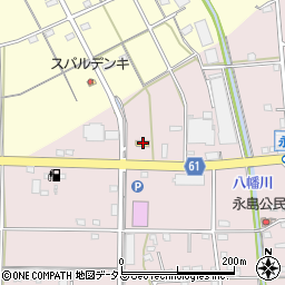 静岡県浜松市浜名区永島1322周辺の地図