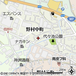 大阪府枚方市野村中町24-28周辺の地図